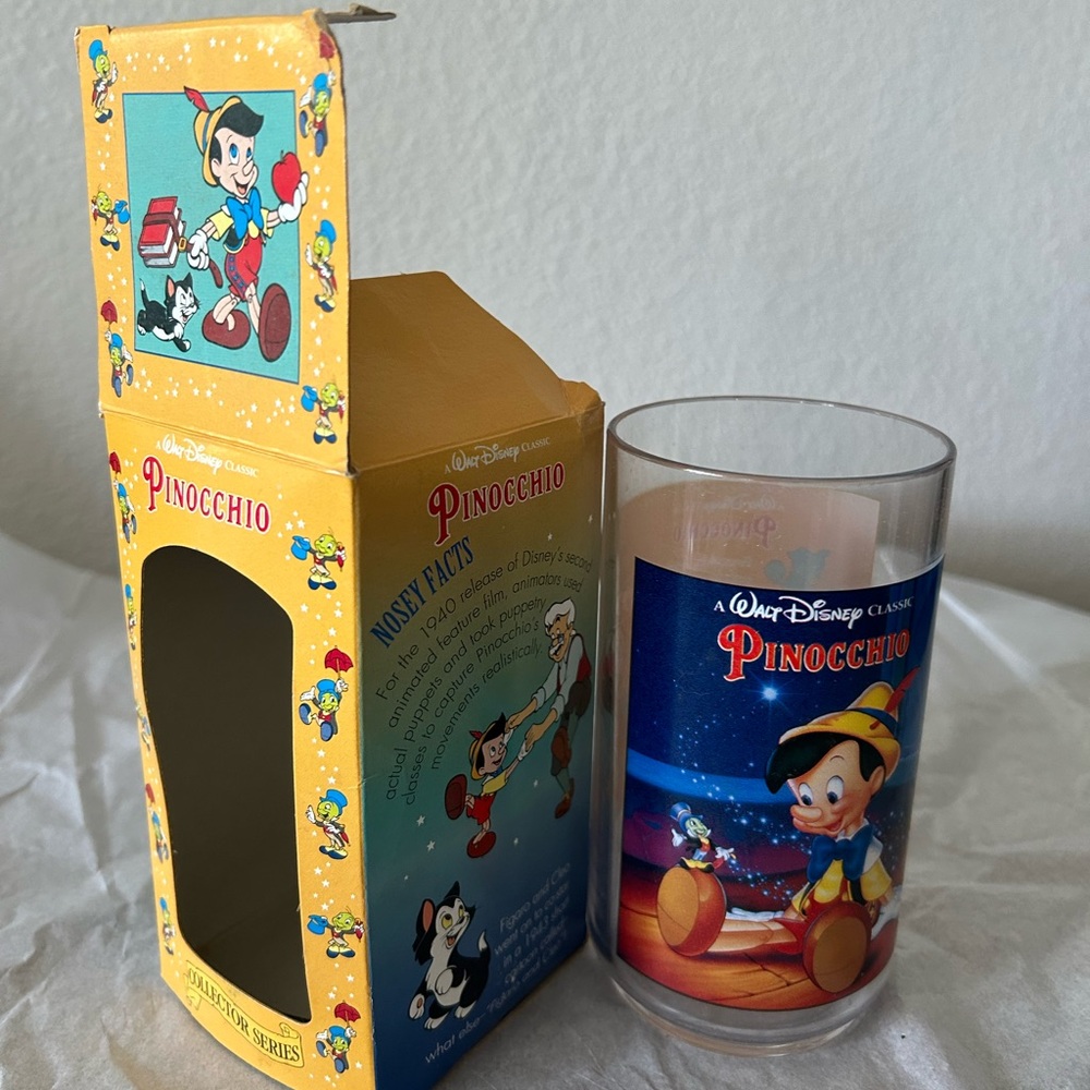 Nostalgic Disney Burger King Collector’s Cup Pinocchio